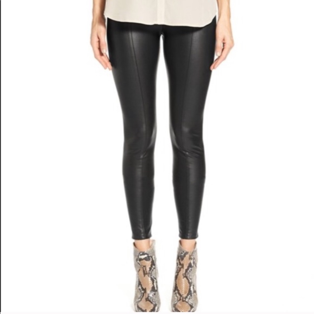 Topshop Faux Leather Leggings